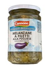Afbeelding in Gallery-weergave laden, Melanzane a Filetti alla Pugliese – Cannone - Auberginenfilets in Sonnenblumenöl