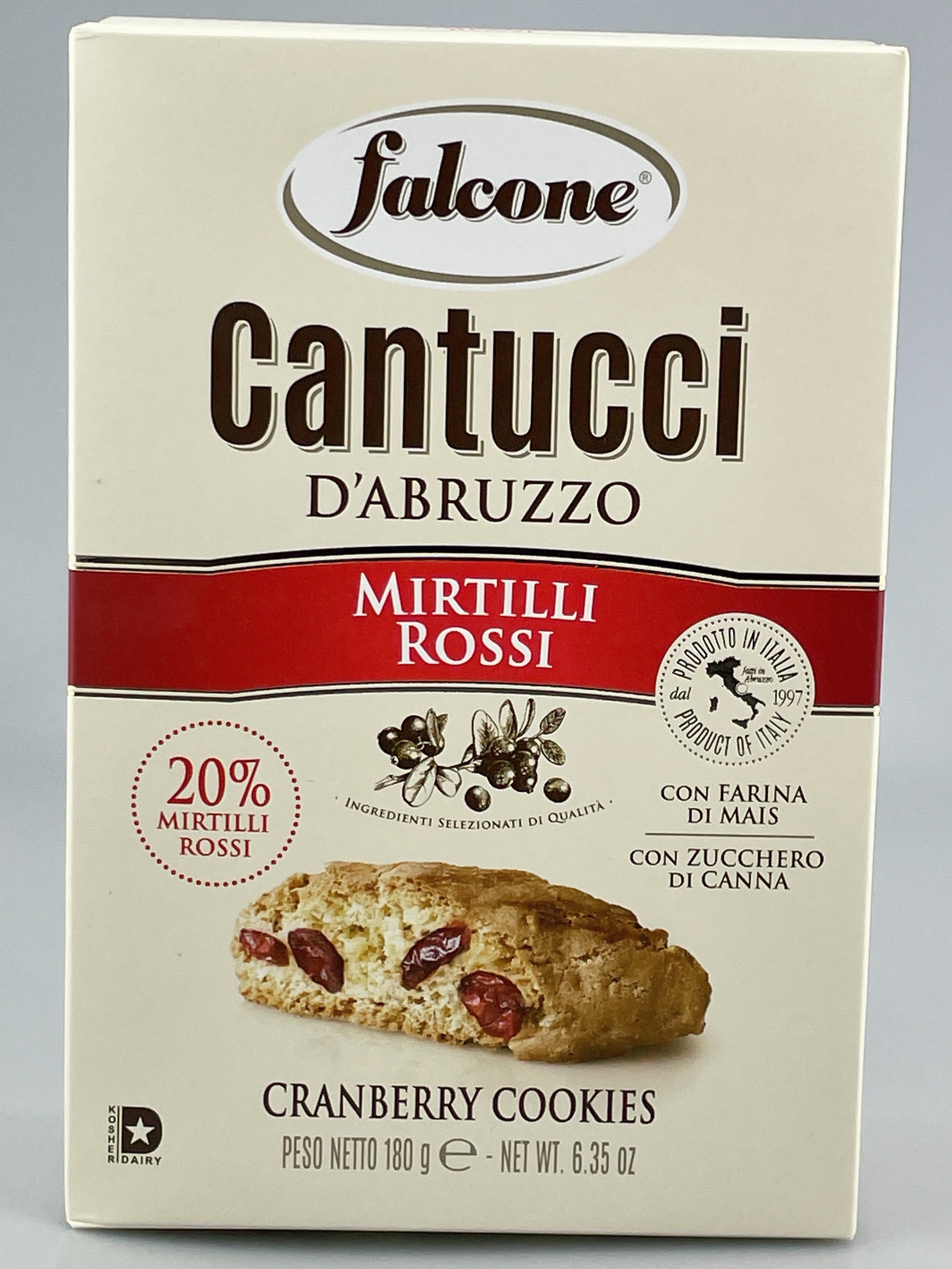 Cantucci Mirtilli Rossi Falcone Cantucci mit Preiselbeeren / Cranb