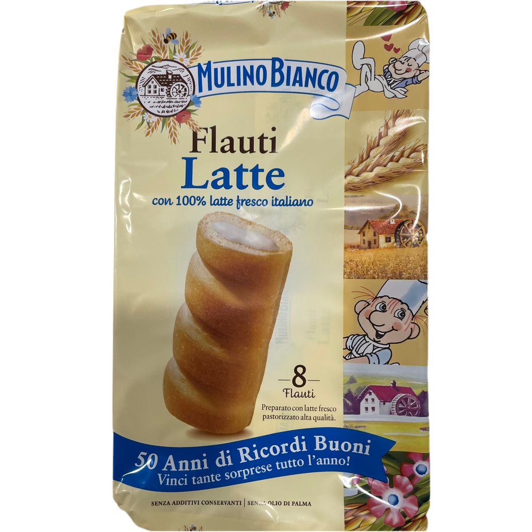 Flauti Latte – Mulino Banco -  Mini Kuchen mit Milchcremefüllung