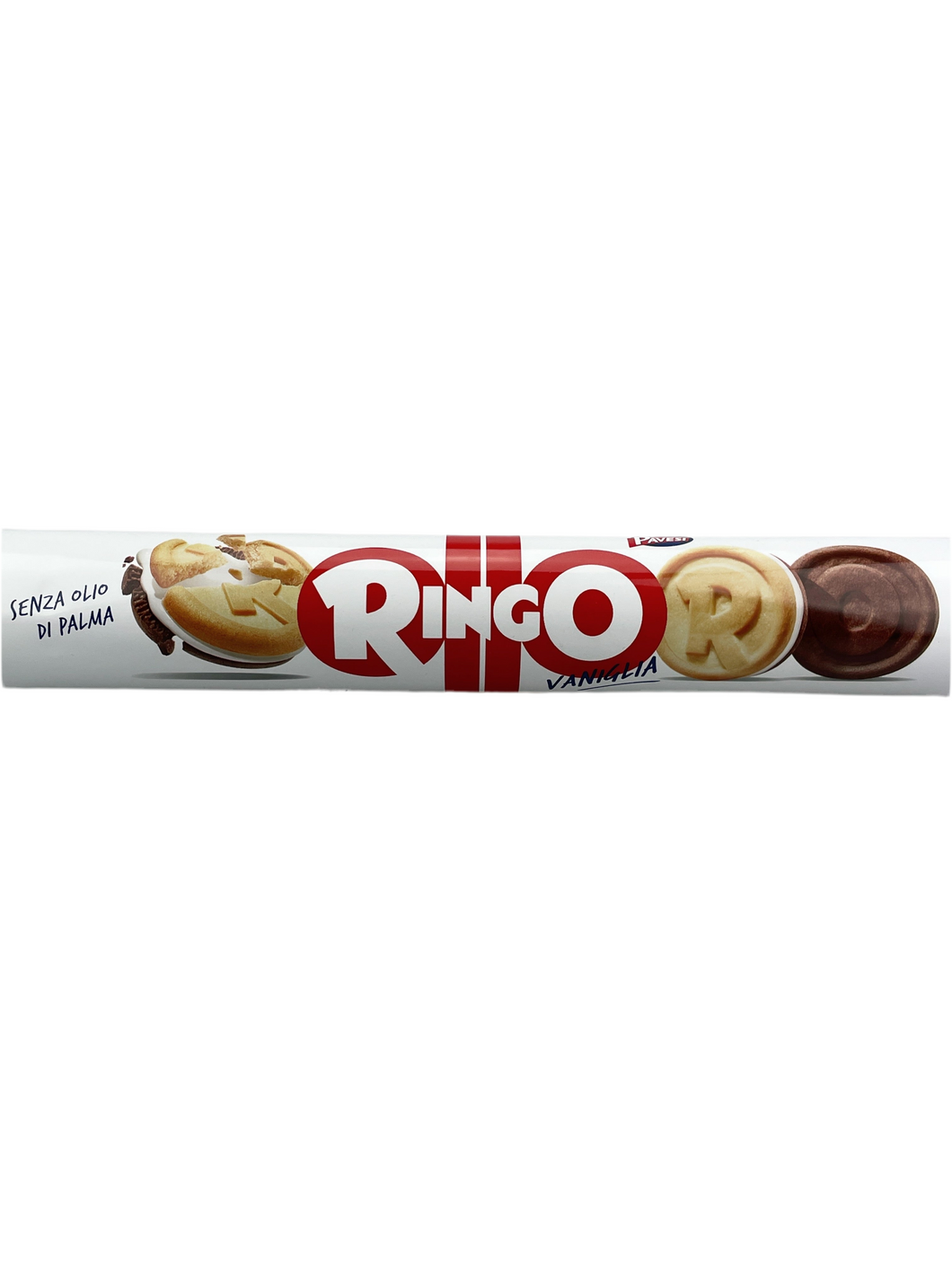 Ringo Tubo Vaniglia -Pavesi- Schoko Vanille Keks mit Vanillecreme