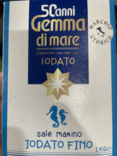 Lade das Bild in den Galerie-Viewer, Sale Marino fino - Cis - feines, jodiertes Meersalz
