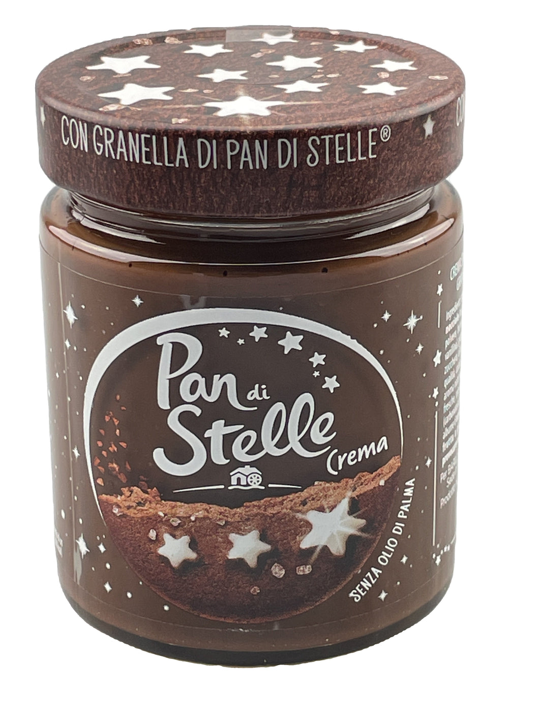 Crema Pan di Stelle -Mulino Bianco- Haselnusskakaocreme mit Keksstückchen