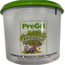 Załaduj obraz do przeglądarki galerii, Arabeschi Krokito Crok Pistacchio - PreGel  – Pistazienpaste mit Engelshaar (Keksteig)
