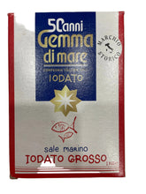 Lade das Bild in den Galerie-Viewer, Sale Marino grosso Iodato (grobes Meersalz) – Gemma di Mare - Jodiertes Meersalz
