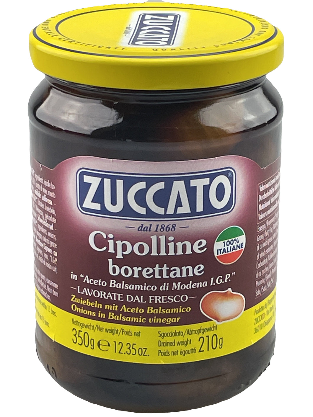 Cipolline borettane -ZUCCATO- eingelegte Zwiebeln