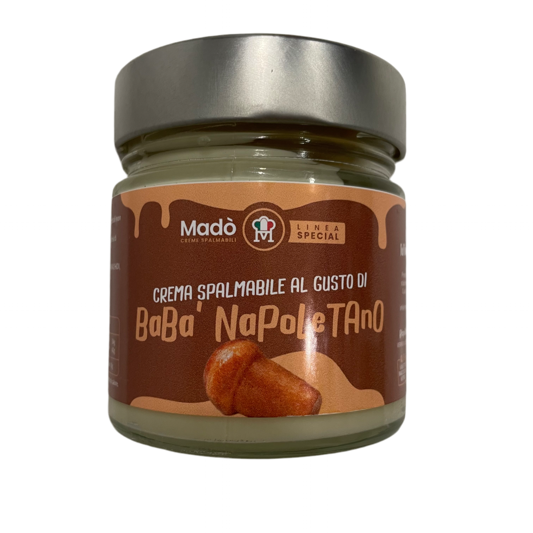 Crema Spalmabile al gusto di Babà Napoletano - Madò -  Babà Milchcreme