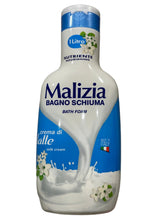 Lade das Bild in den Galerie-Viewer, Bagno Schiuma Crema di latte - Malizia - Schaumbad Milchcreme
