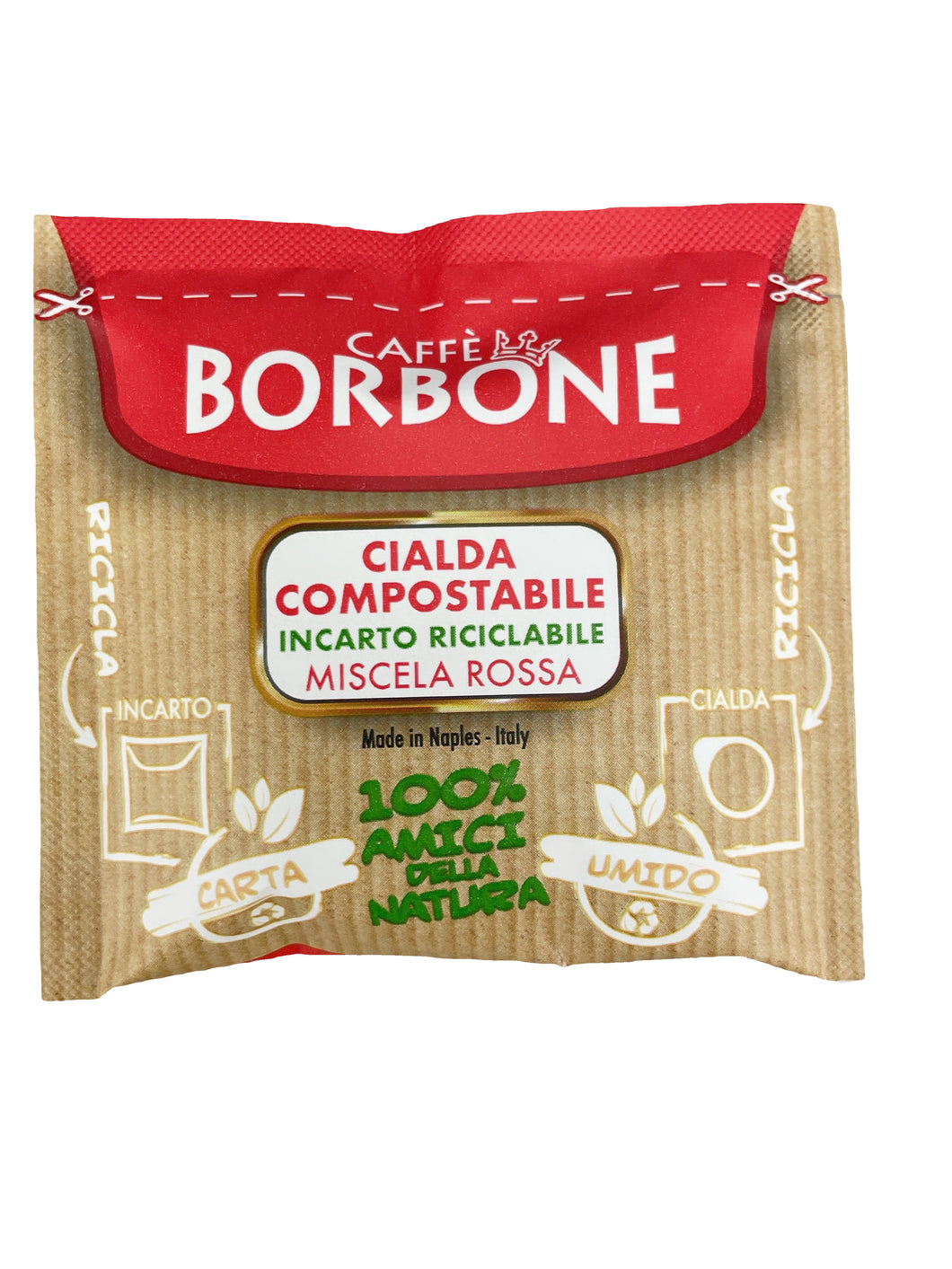 Caffè Borbone cialde Miscela Rossa – Borbone - E.S.E kompostierbare Kaffeepads