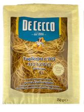 Carica l&#39;immagine nel visualizzatore di Gallery, Taglierini All´Uovo – De Cecco - dünne Bandnudeln in Nestformen
