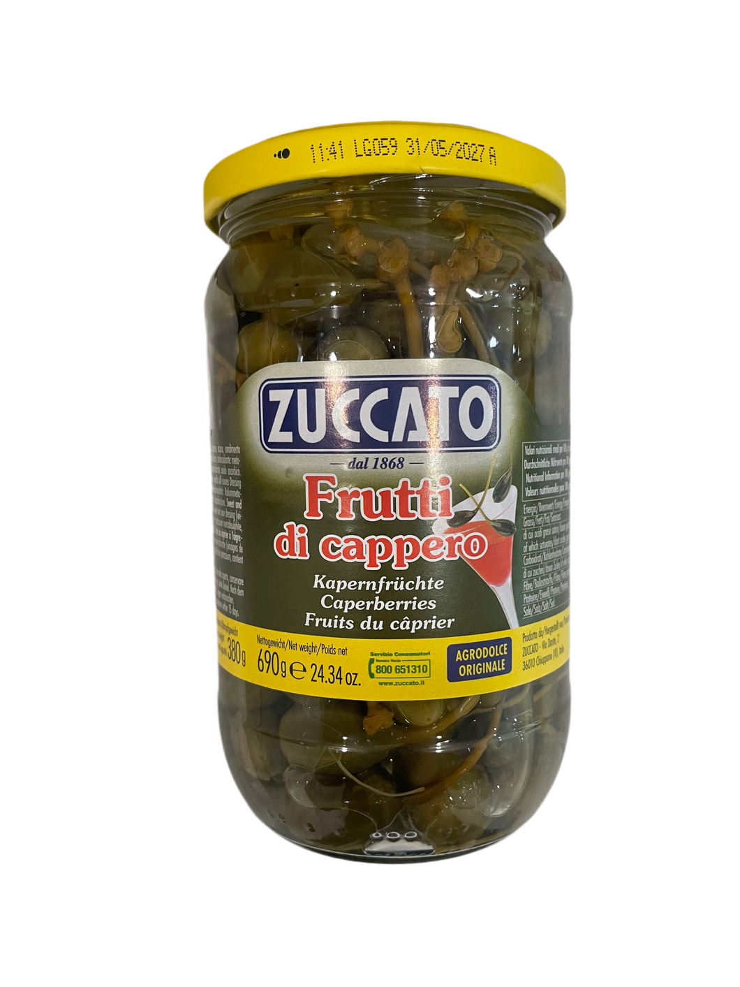 Frutti di cappero - Zuccato - Kapernfrüchte