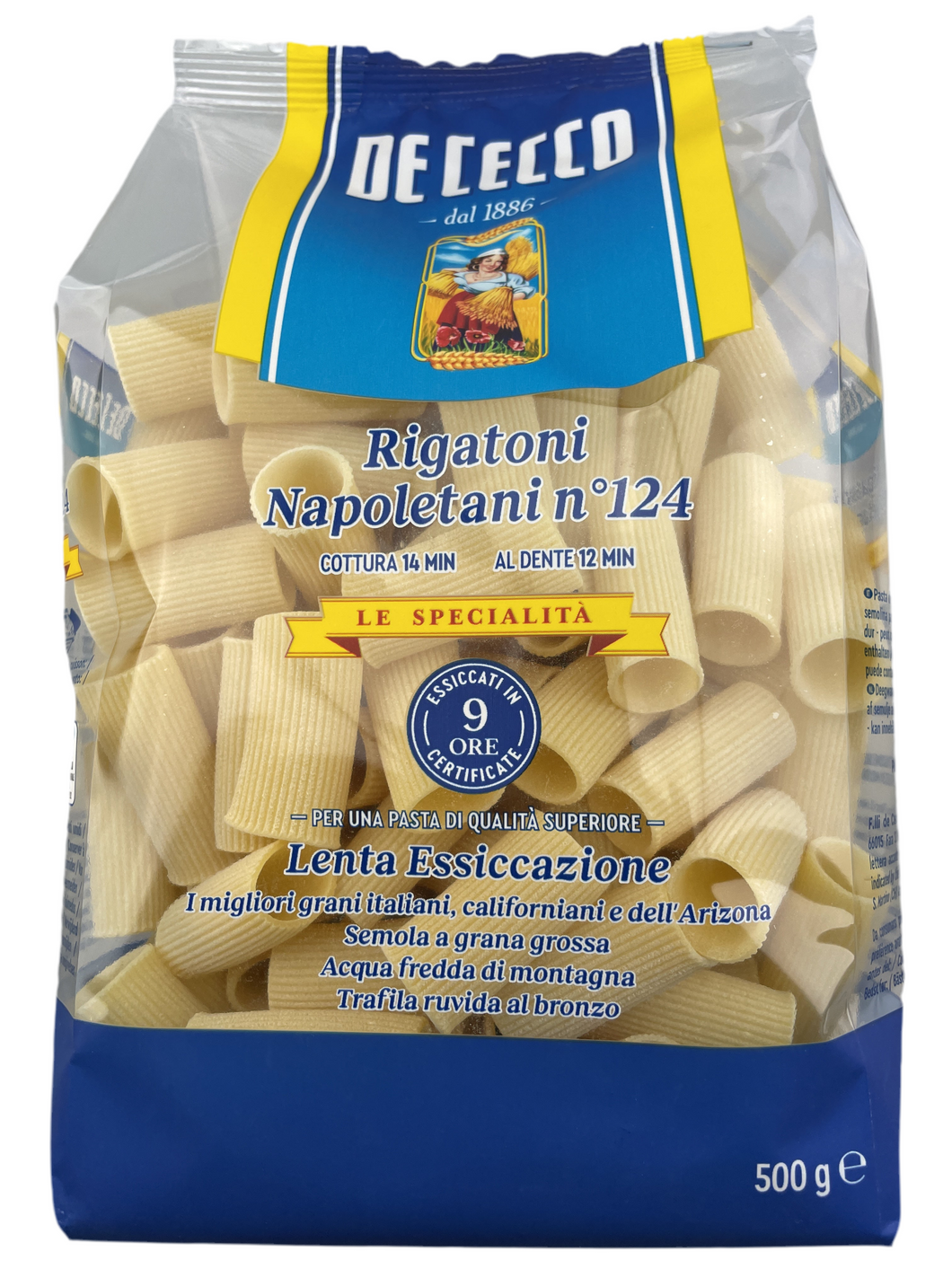 Rigatoni Napoletani -De Cecco- neapoletanische Rigatoni
