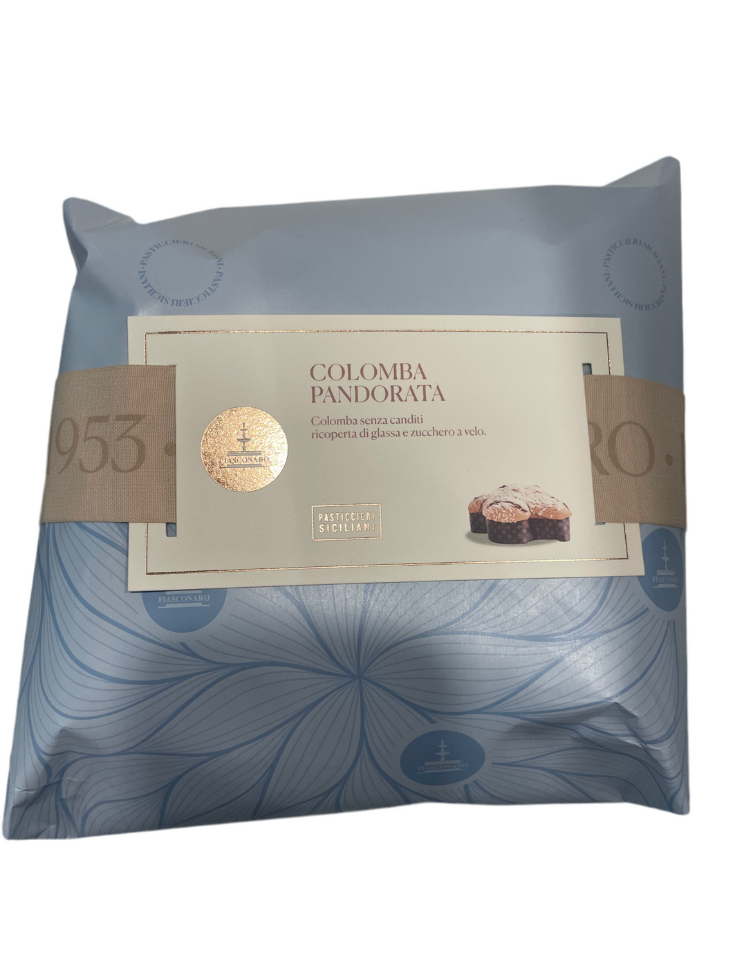 Colomba Pandorato - Fiasconaro - Osterkuchen mit Glasur und Hagelzucker