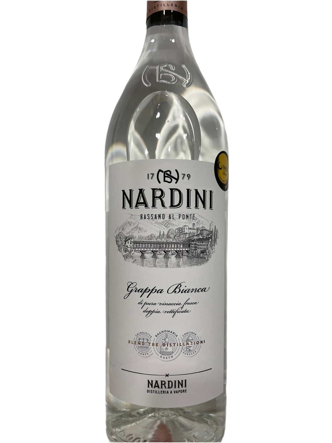 Grappa Bianca -Nardini- kristallklarer Grappa