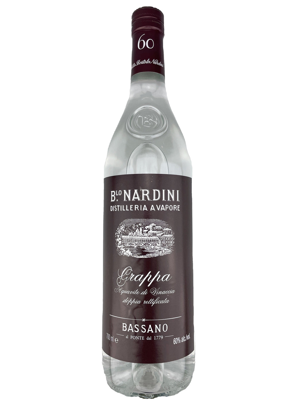 Grappa Bianca -Nardini- kristallklarer Grappa