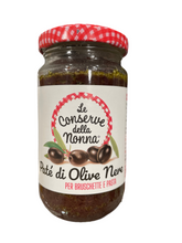 Charger l&#39;image dans la galerie, Patè di Olive nere – Le Conserve della Nonna - Creme aus schwarzen Oliven
