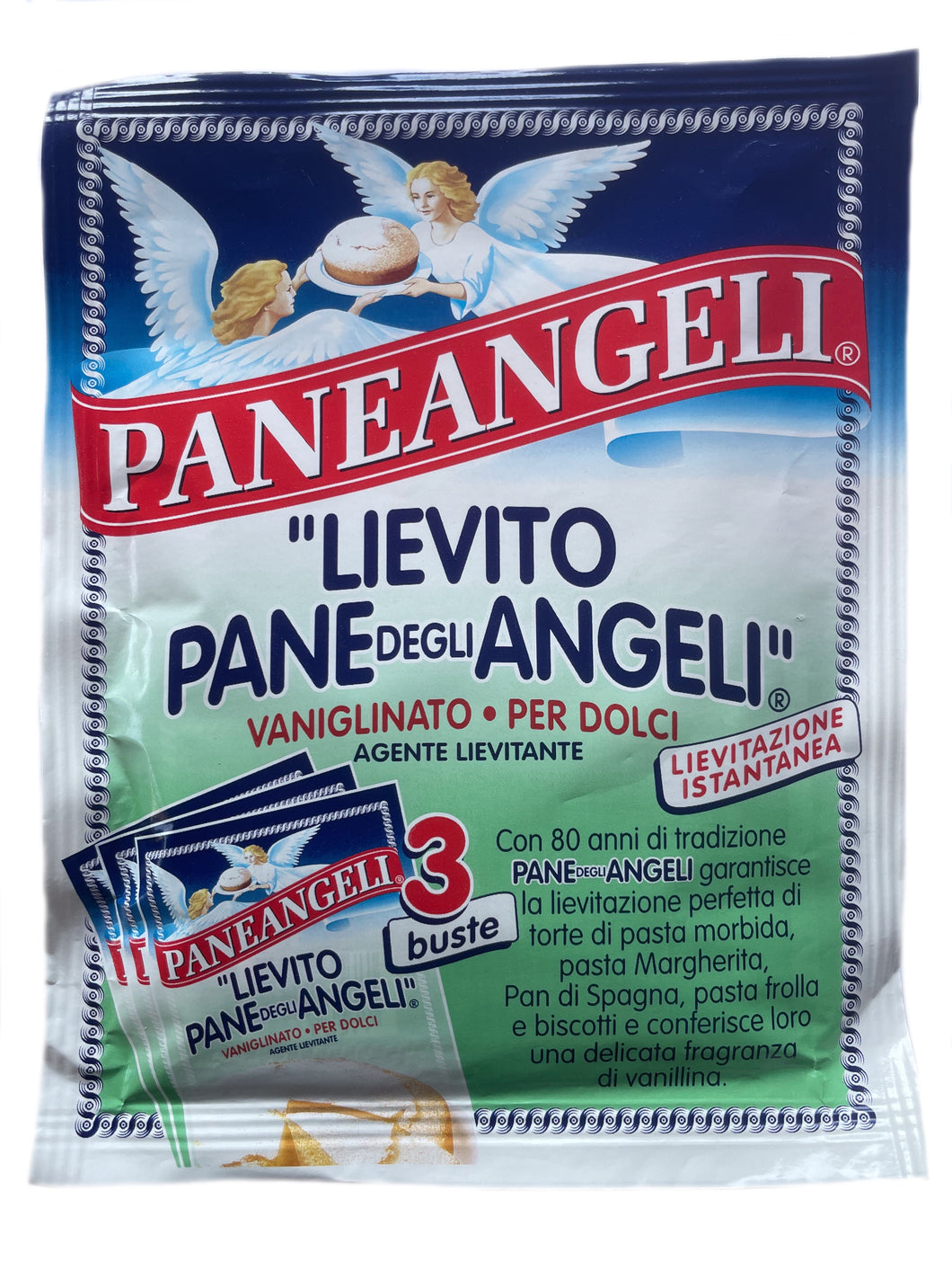 Lievito Pane degli Angeli Vaniglinato – Paneangeli - Backpulver mit Vanillearoma