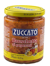 Load image into Gallery viewer, Bruschetta ai peperoni - ZUCCATO - Bruschetta Aufstrich mit gegrillter Paprika

