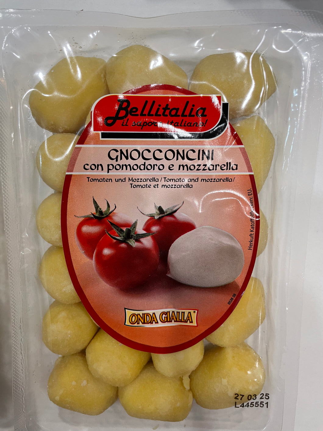 Gnocconcini con pomodoro e mozzarella - Bellitalia – Frische Gnocchi mit Tomate und Mozzarella