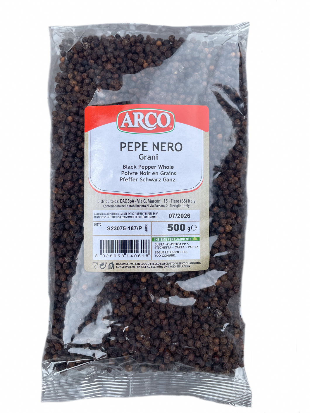 Pepe Nero – Arco - Schwarze Pfefferkörner