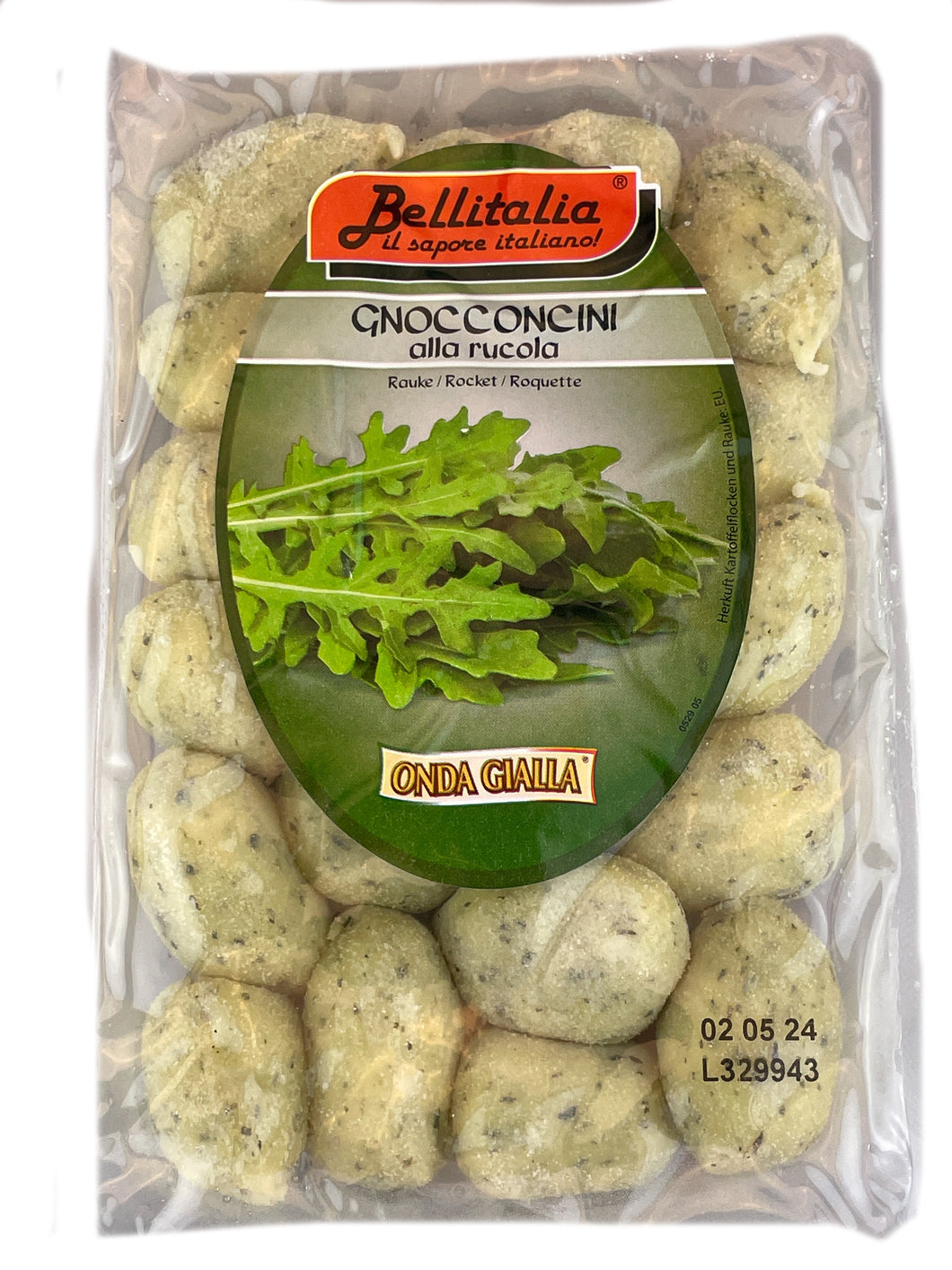 Gnocconcini alla Rucola – Bellitalia - Frische Gnocchi mit Rucola