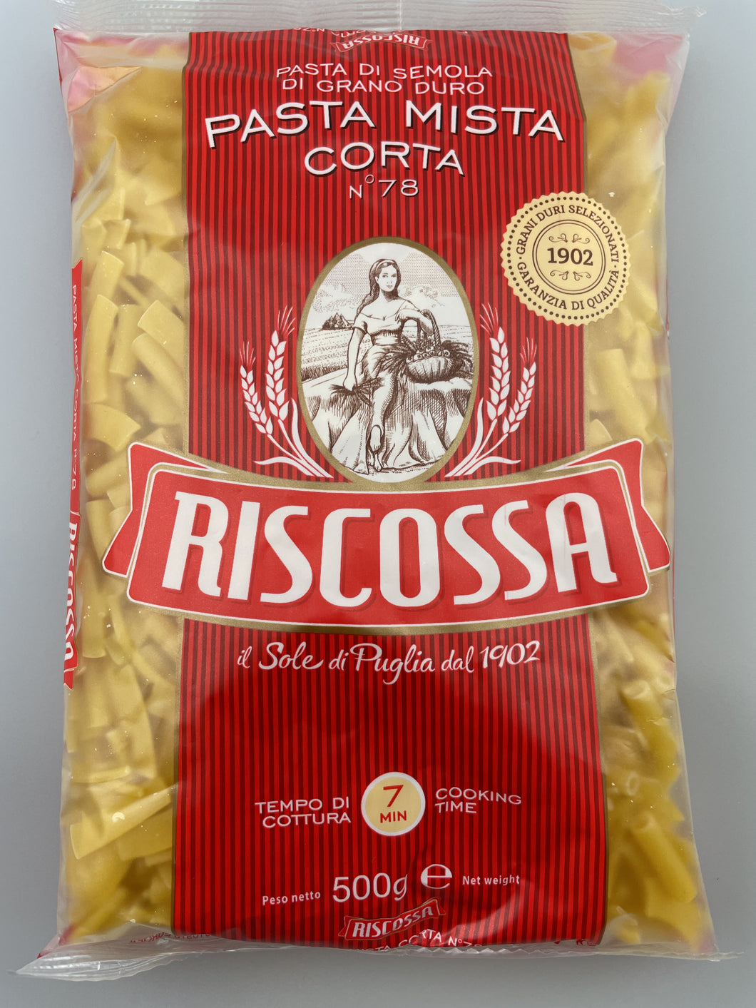 Pasta Mista Corta -Riscossa- kurze gemischte Nudelsorten