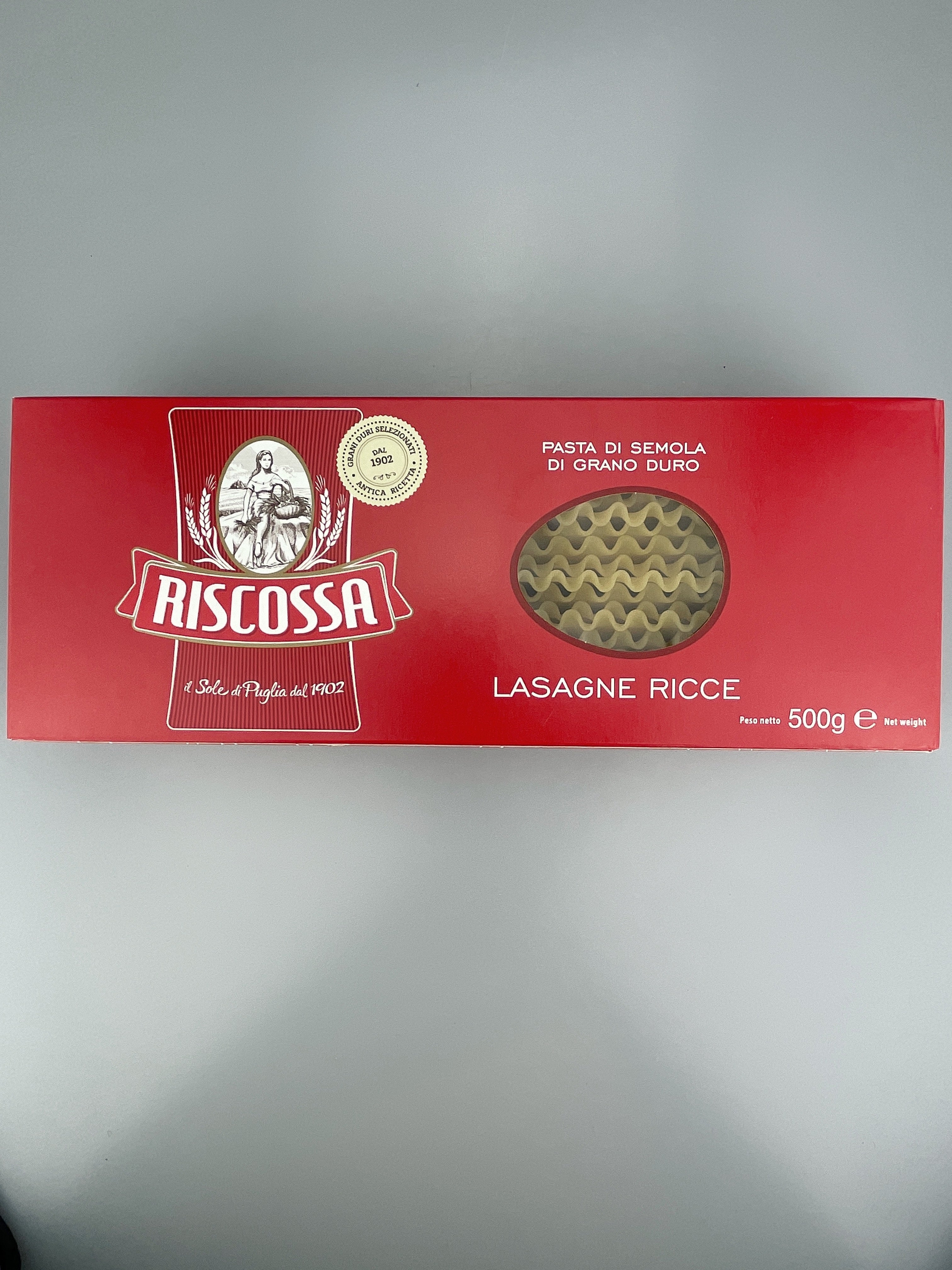 Lasagne Ricce –Riscocca- gewellte und schmale Lasagneblätter – Ital ...